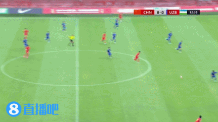 半场-艾菲尔丁头球造险刘小龙染黄 U21国足暂0-0乌兹别克斯坦